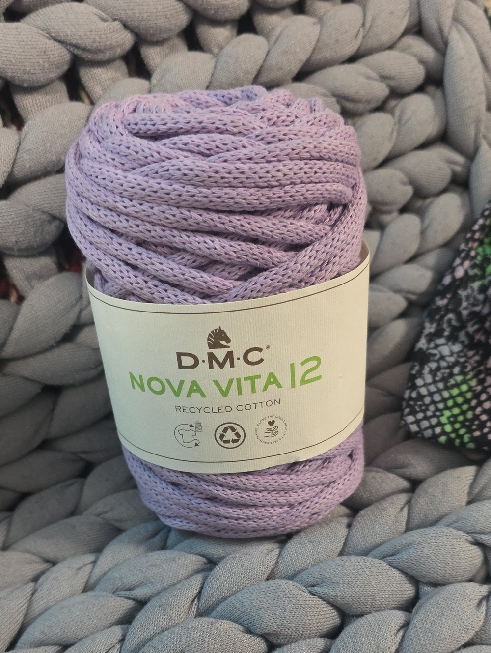 DMC Nova Vita 12 Recycled Cotton Yarn - Light Lavender
